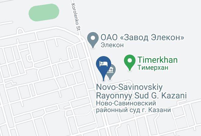 Kazan - Timerkhan Hotel Maps