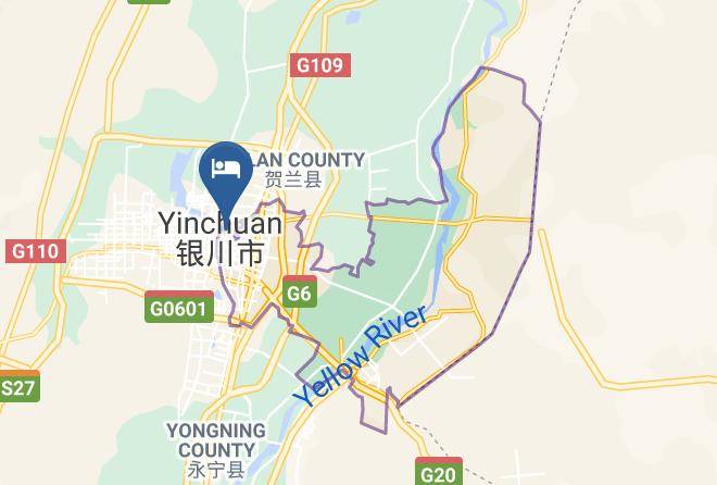 Yinchuan - Times Holiday Hotel Maps