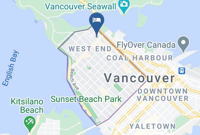 Times Square Suites Hotel Vancouver Map