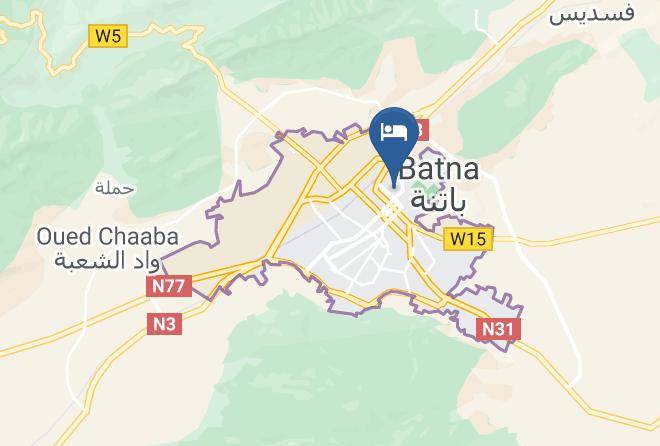Batna - Timgad Hotel Hazem Maps