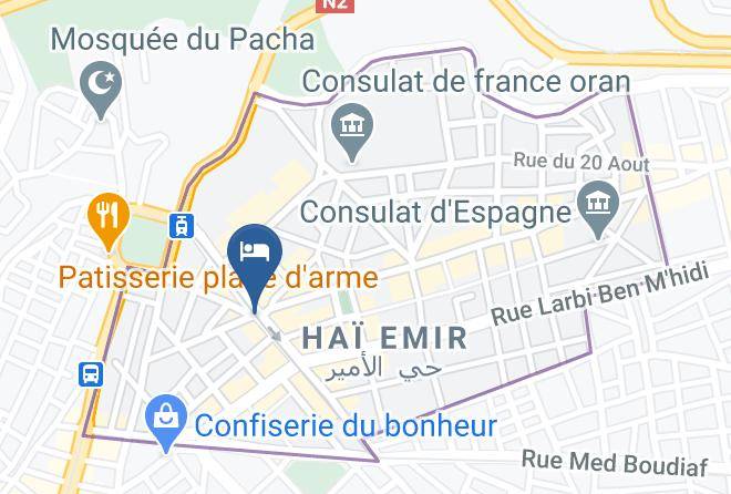 Oran - Hotel Timgad Maps