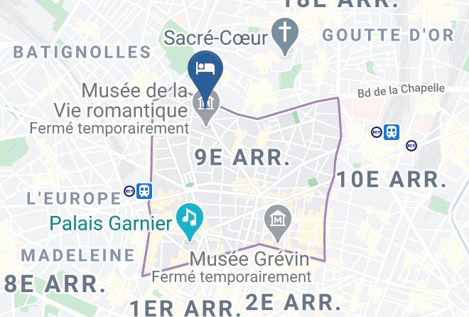 Paris - Timhotel Opera Blanche Fontaine Maps
