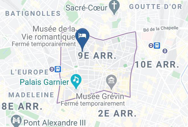 Paris - Timhotel Opera Grands Magasins Maps