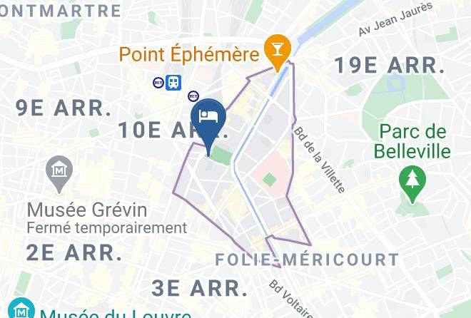 Paris - Timhotel Paris Gare De L'est Maps