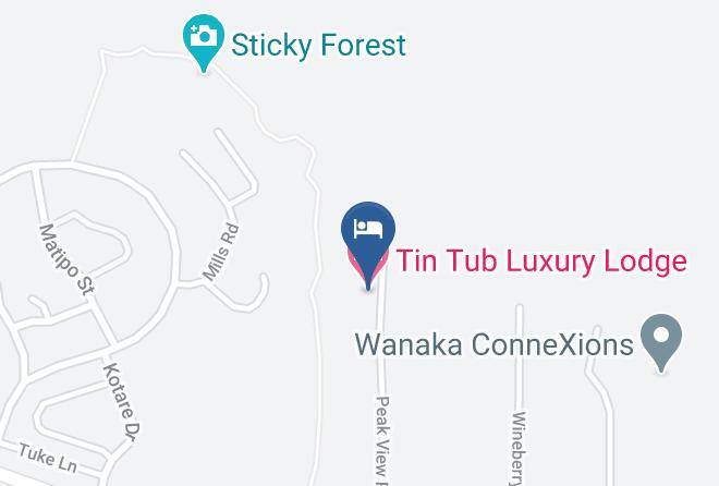Queenstown Lakes - Tin Tub Luxury Lodge Maps