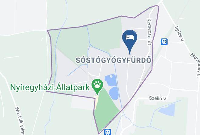 Nyiregyhaza - Tina Pensjonat Maps