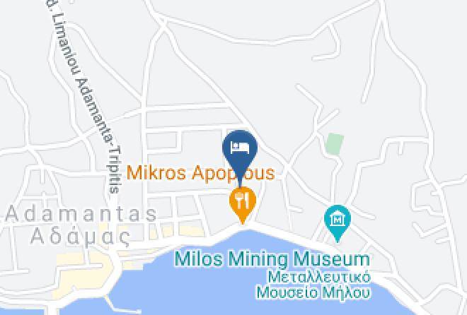 Tina's Apartments Karte - Southern Aegean - Milos