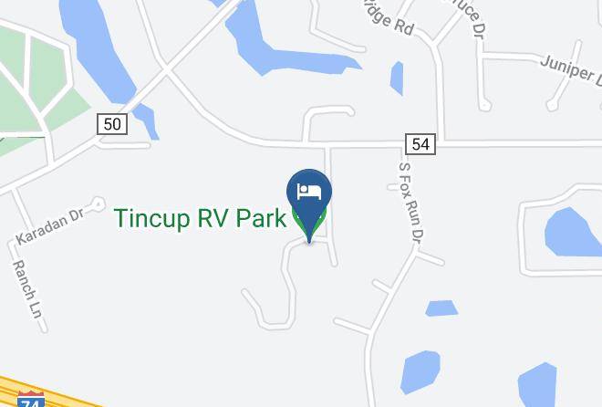 Champaign - Tincup Rv Park Inc Maps