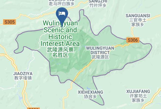 Zhangjiajie - Tingyulou Hotel Maps