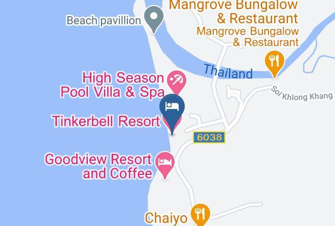 Amphoe Ko Kut - Tinkerbell Resort Maps