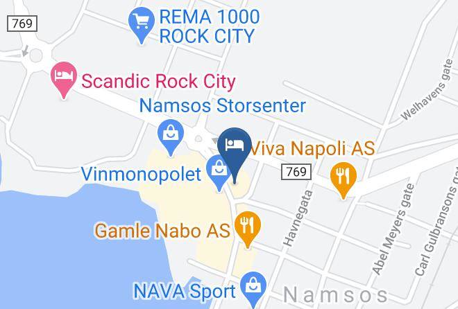 Namsos - Tino's Hotel Maps