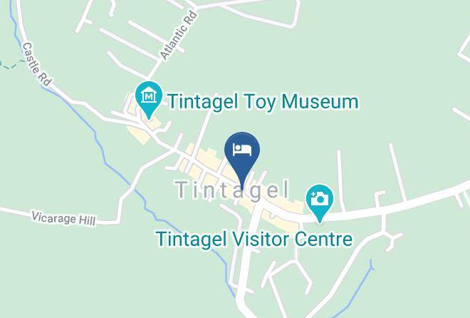 Cornwall - Tintagel Hotel Maps