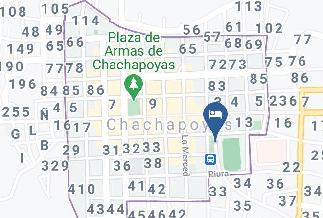 Tintaya Hotel Chachapoyas Map
