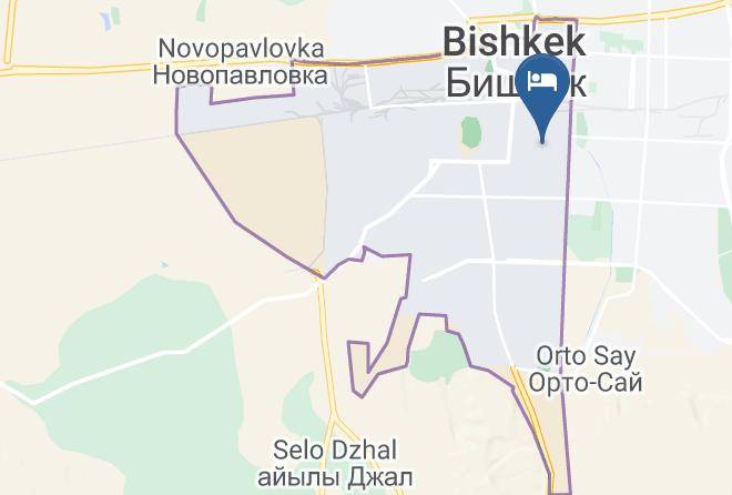 Bishkek - Tiny Hotel Bishkek Maps