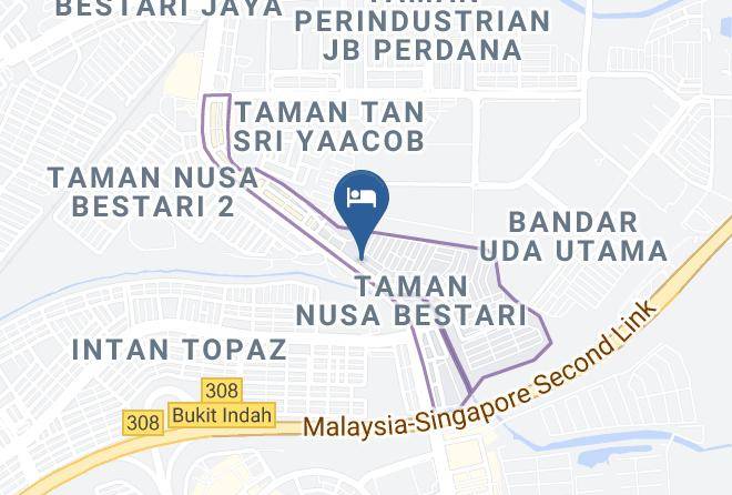 Johor Bahru - Tiong Hua Hotel Maps