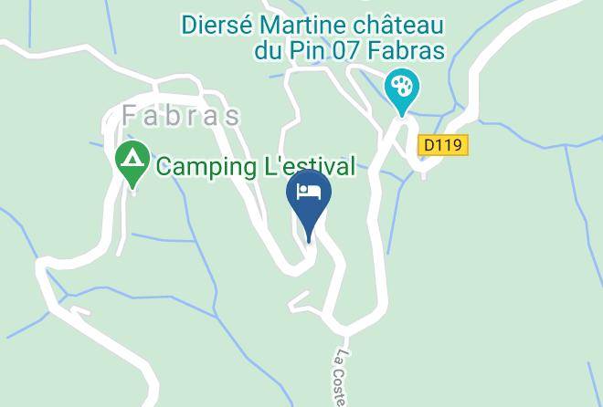 Ardeche - Tipi La Bodib Maps