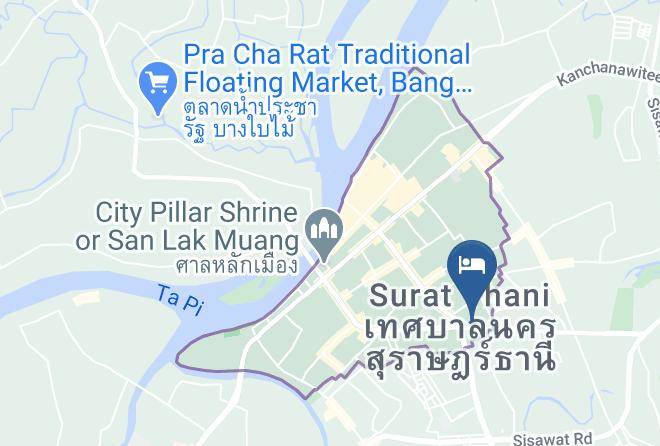 Amphoe Mueang Surat Thani - Tippaya Thara Maps