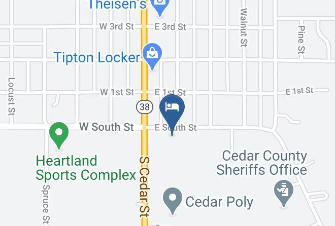 Cedar - Tipton Motel Maps