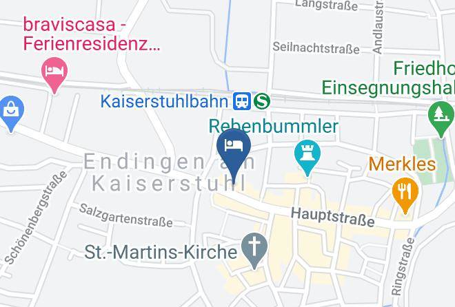 Emmendingen - Tiptop Hotel Garni Pfauen Maps