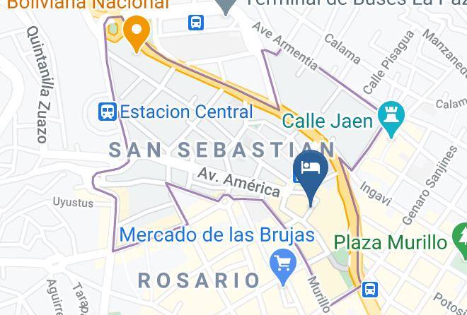 Murillo - Tiquina Palace Hotel Maps