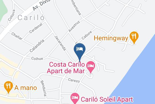 Pinamar - Tiramisu Restaurant Maps