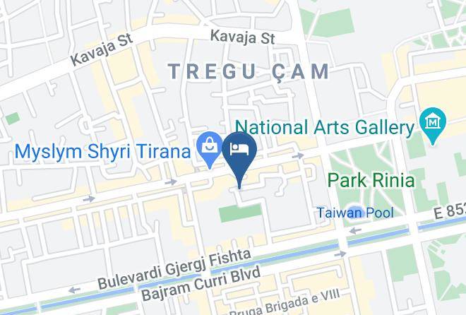 Tirana - Tirana City Center Folk Hotel Maps
