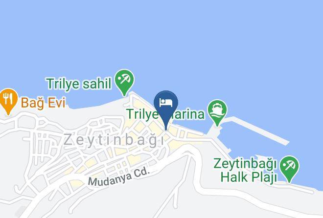Mudanya - Tirilye Butik Otel Maps