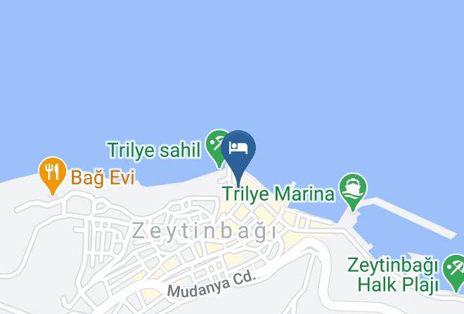 Mudanya - Tirilye Hera Otel Maps