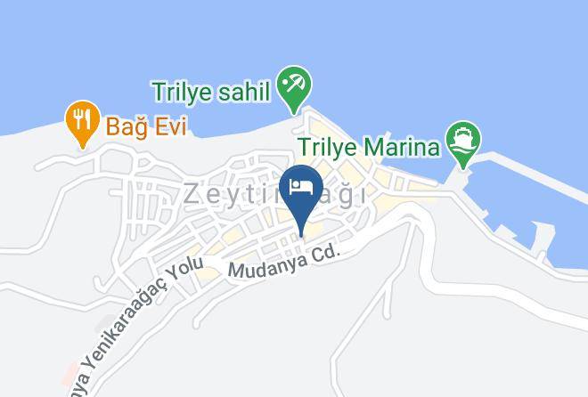 Mudanya - Tirilye Kalamya Butik Otel Maps