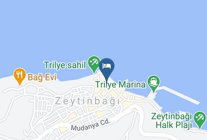 Mudanya - Tirilye Nar Cicegi Butik Otel Maps