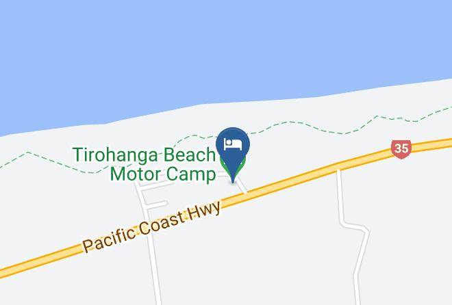 Opotiki - Tirohanga Beach Motor Camp Maps