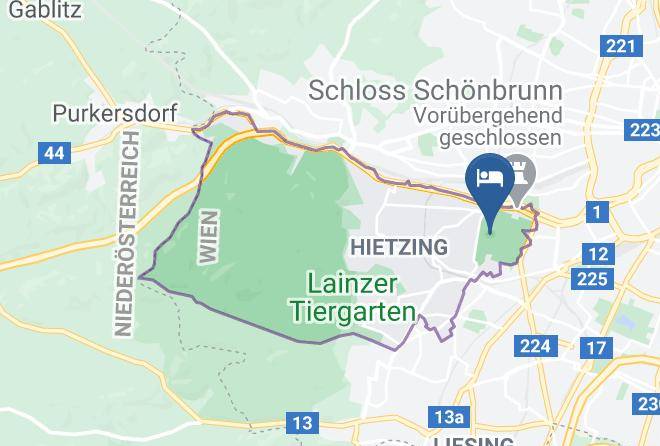 Vienna Hietzing - Tirolerhof Schonbrunn Maps