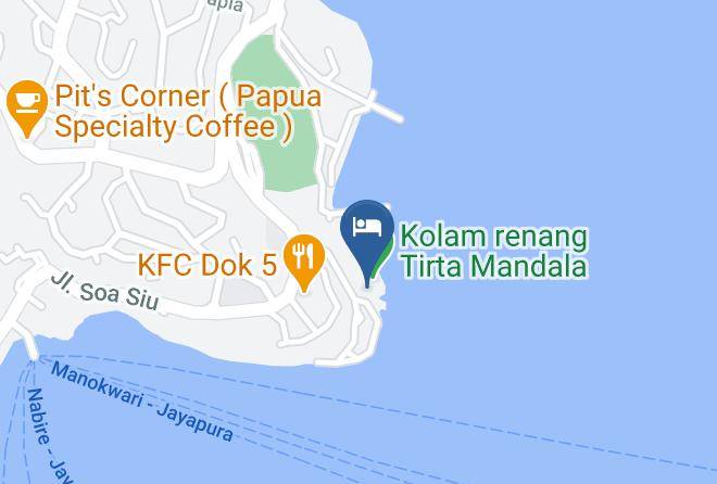 Kota Jayapura - Tirta Mandala Hotel Maps