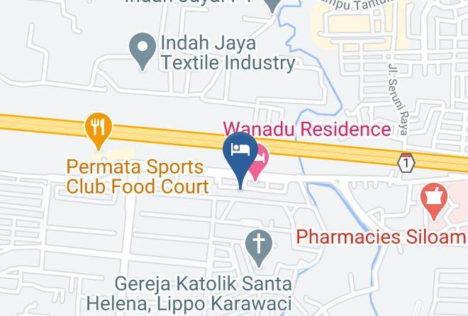 Tangerang Regency - Tirta Mansion Premier Lippo Karawaci Maps