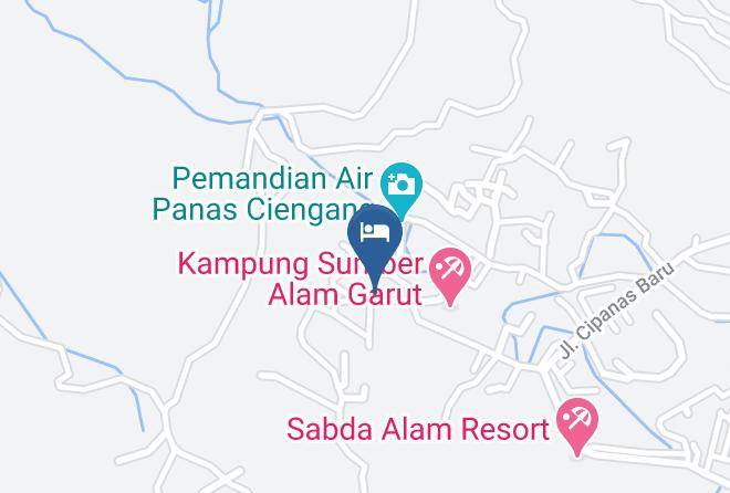 Garut Regency - Tirtagangga Hotel Maps