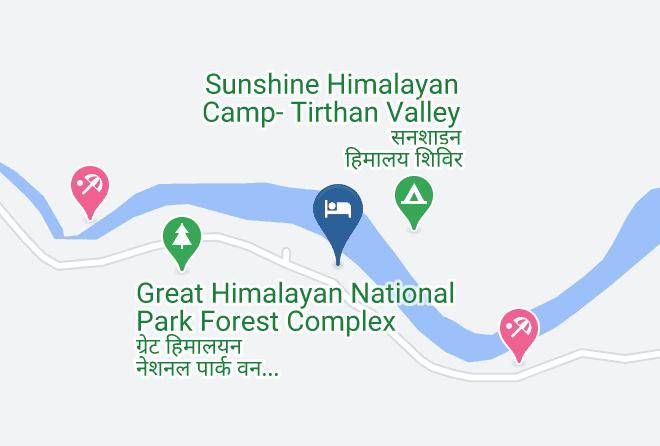 Banjar - Tirthan Valley Sightseen Homestay Maps