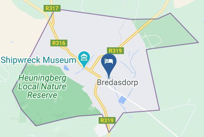 Overberg - Tirzah's B&b And Self Catering Maps