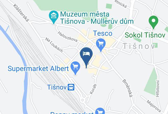 Brno Province - Restaurace A Penzion Tisnovska Rychta Maps