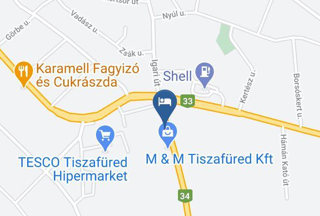 Tiszafured - Tisza Balneum Kft Maps