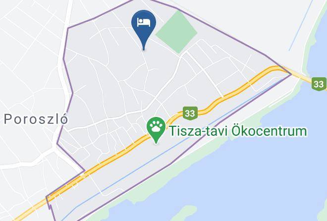 Poroszlo - Tisza Tavi Hazak Rakoczi Vendeghaz Maps
