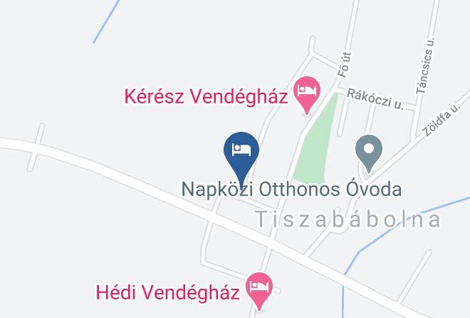 Tiszababolna - Tiszafa Vendeghaz Maps
