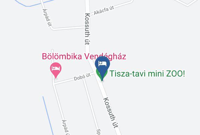 Tiszato Vendeghaz Map