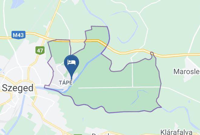 Szeged - Tiszavirag Panoramahaz Maps