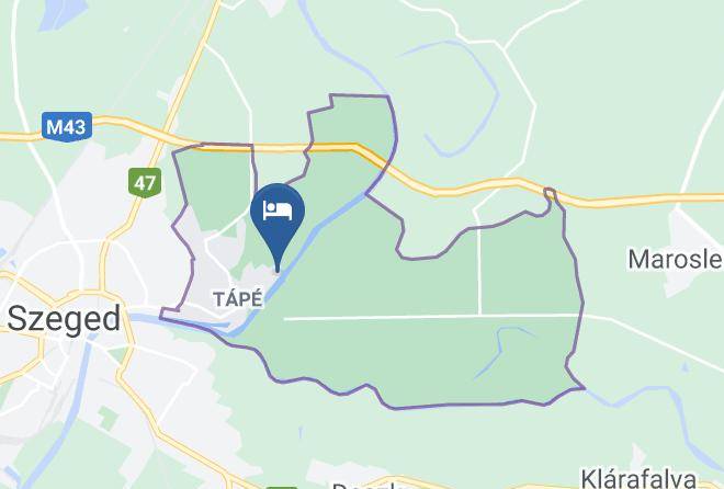 Szeged - Tiszavirag Vendeghaz Maps