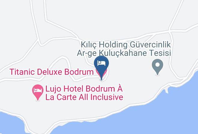 Mugla - Titanic Deluxe Bodrum Hotel Maps