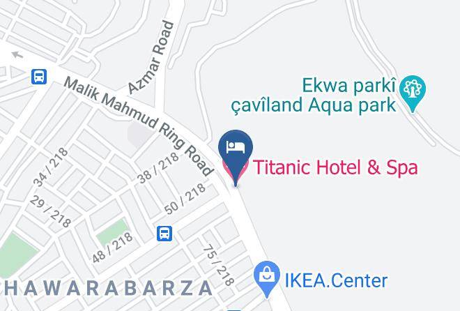 Sulaymaniyah - Titanic Hotel & Spa Maps