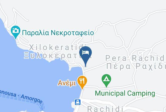 Naxos - Titika Pension Maps