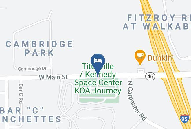 Brevard - Titusville Kennedy Space Center Koa Journey Maps
