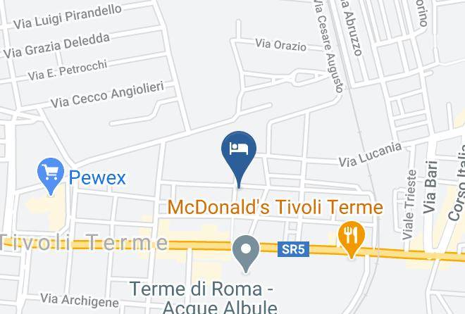 Rome - Tivoli Terme Maps