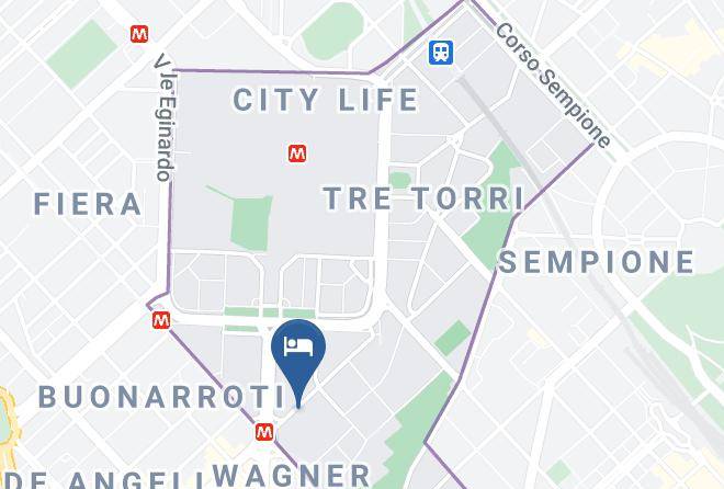 Milan - Hotel Tiziano Gruppo Minihotel Maps